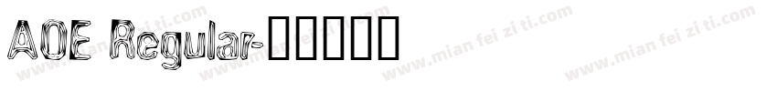 AOE Regular字体转换